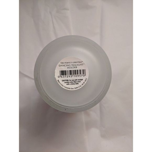 Set of 3 Slatkin & Co BBW Snowflake Dancing Tea Light Holder - Picture 8 of 8